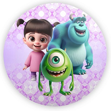 Capa Mini Painel Sublimado - Monstros SA