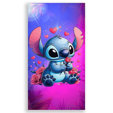 Capa Faixa Lateral Sublimado - Lilo e Stitch
