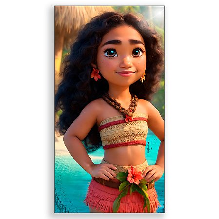 Capa Faixa Lateral Sublimado - Moana Baby