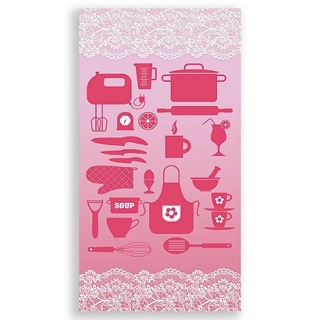 Capa Faixa Lateral Sublimado - Cha de Cozinha