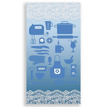 Capa Faixa Lateral Sublimado - Cha de Cozinha