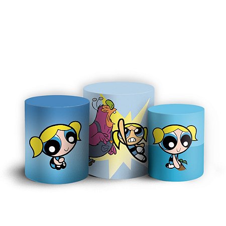 Capas Trio Cilindro Sublimado Vest Facil - Lindinha As Meninas Super Poderosas