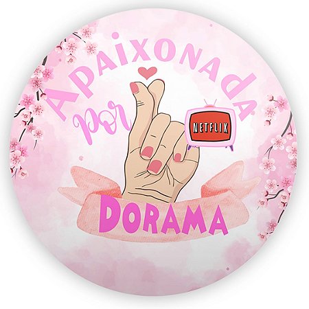 Capa Painel Redondo Sublimado - Dorama