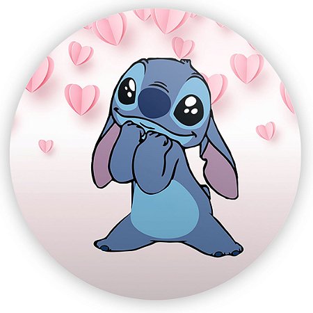 Capa Mini Painel Sublimado - Lilo E Stitch Rosa