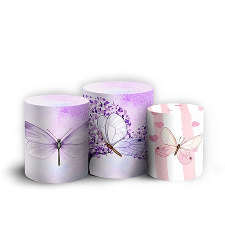 Capas Trio Cilindro Sublimado Vest Facil - Jardim