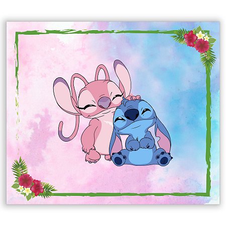 Capa Painel Retangular Sublimado - Lilo Stitch