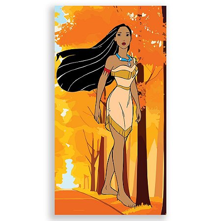 Capa Faixa Lateral Sublimado - Pocahontas