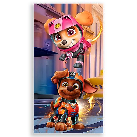 Capa Faixa Lateral Sublimado - Patrulha Canina