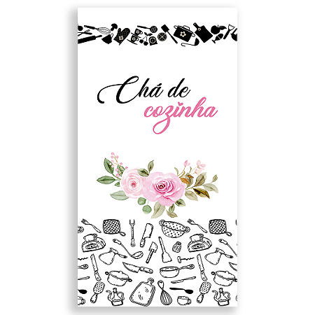 Capa Faixa Lateral Sublimado - Cha de Cozinha