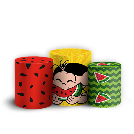 Capas Trio Cilindro Sublimado Vest Facil - Magali