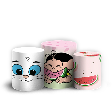 Capas Trio Cilindro Sublimado Vest Facil - Magali