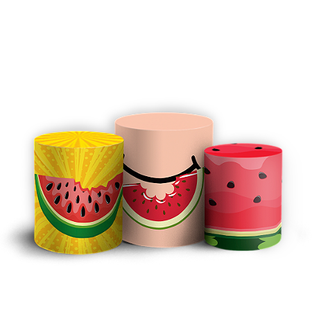 Capas Trio Cilindro Sublimado Vest Facil - Magali