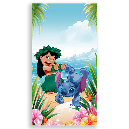 Capa Faixa Lateral Sublimado - Lilo E Stitch