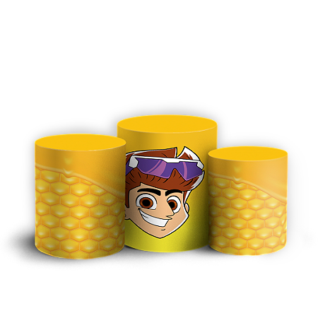 Capas Trio Cilindro Sublimado Vest Facil - Nathan Por Ai