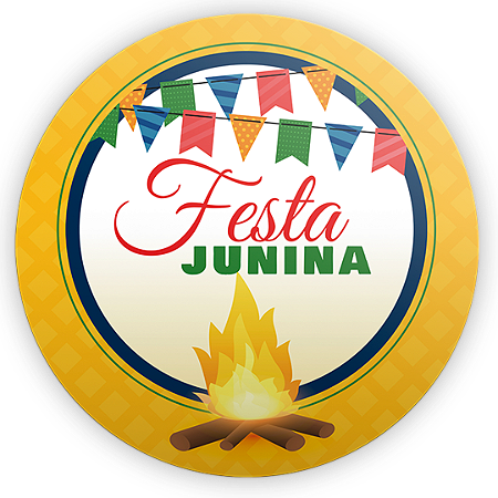 Capa Mini Painel Sublimado - Festa Junina