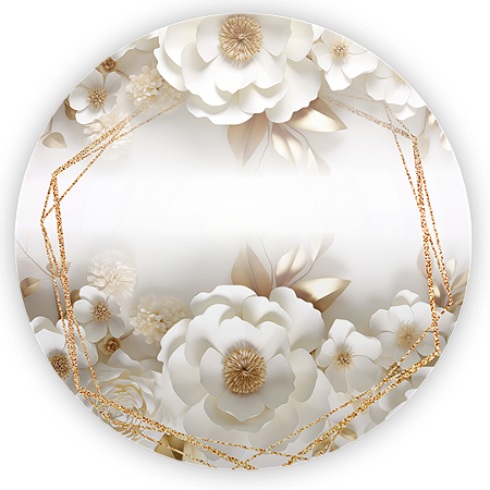 Capa Mini Painel Sublimado - Floral