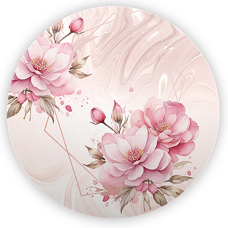 Capa Mini Painel Sublimado - Floral