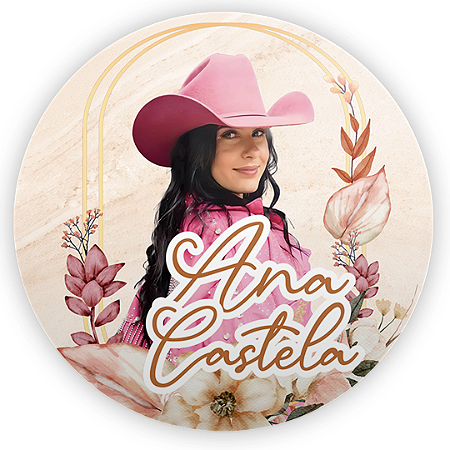 Capa Mini Painel Sublimado - Ana Castela