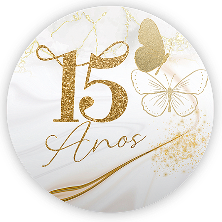 Capa Mini Painel Sublimado - 15 Anos