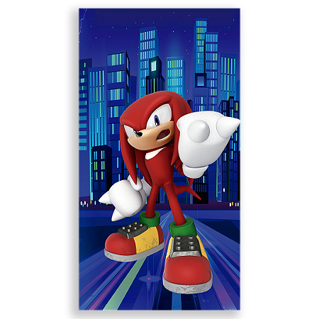 Capa Faixa Lateral Sublimado - Sonic