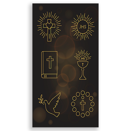 Capa Faixa Lateral Sublimado - Primeira Comunhao