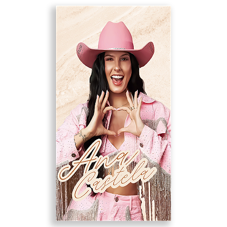 Capa Faixa Lateral Sublimado - Ana Castela