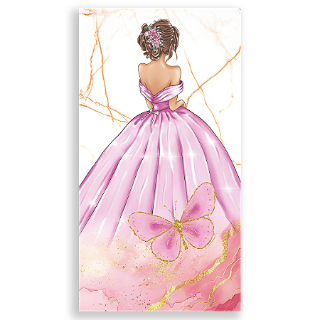 Capa Faixa Lateral Sublimado - 15 Anos