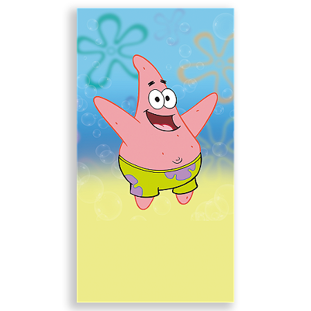 Capa Faixa Lateral Sublimado - Bob Esponja