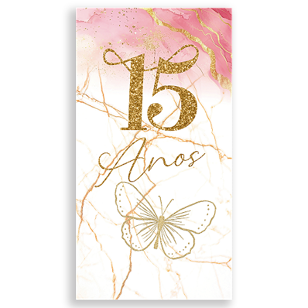 Capa Faixa Lateral Sublimado - 15 Anos