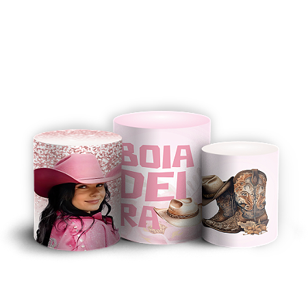 Trio Cilindro - Ana Castela - Sublimado 3D + Elástico