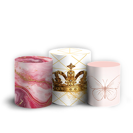 Capas Trio Cilindro Sublimado Vest Facil - 15 Anos