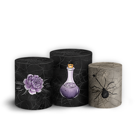 Capas Trio Cilindro Sublimado Vest Facil - Wandinha