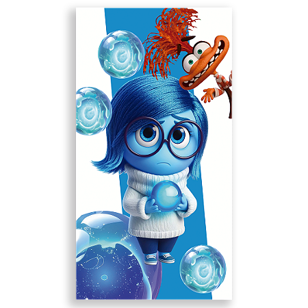 Capa Faixa Lateral Sublimado - Divertida Mente