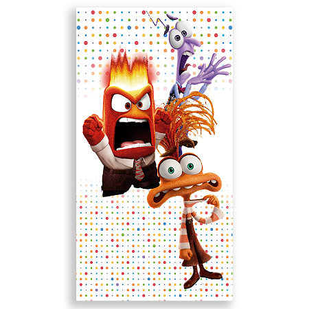 Capa Faixa Lateral Sublimado - Divertida Mente