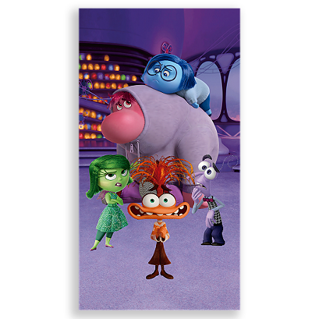 Capa Faixa Lateral Sublimado - Divertida Mente