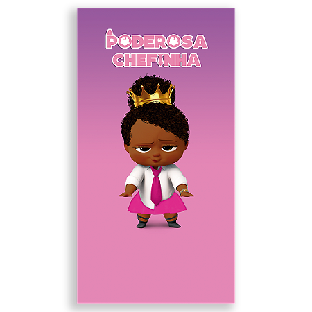 Capa Faixa Lateral Sublimado - A Poderosa Chefinha