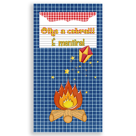 Faixa Lateral - Festa Junina  - Sublimado 3D