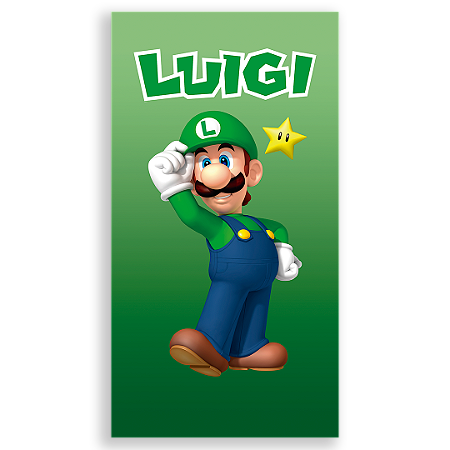 Capa Faixa Lateral Sublimado - Super Mario