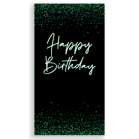 Capa Faixa Lateral Sublimado - Happy Birthday