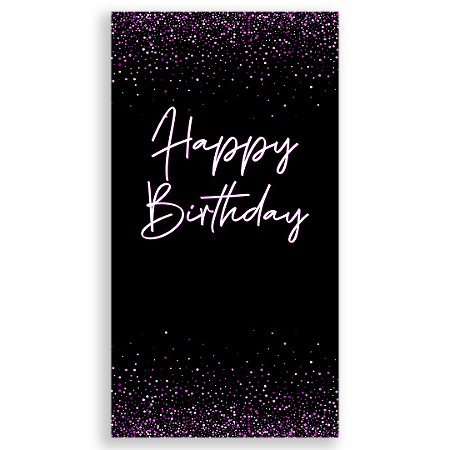 Capa Faixa Lateral Sublimado - Happy Birthday