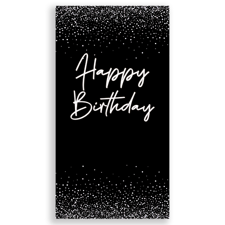 Capa Faixa Lateral Sublimado - Happy Birthday