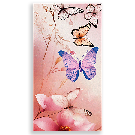 Capa Faixa Lateral Sublimado - Borboletas