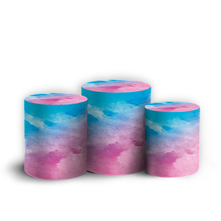 Capas Trio Cilindro Sublimado Vest Facil - Oh Baby Revelacao