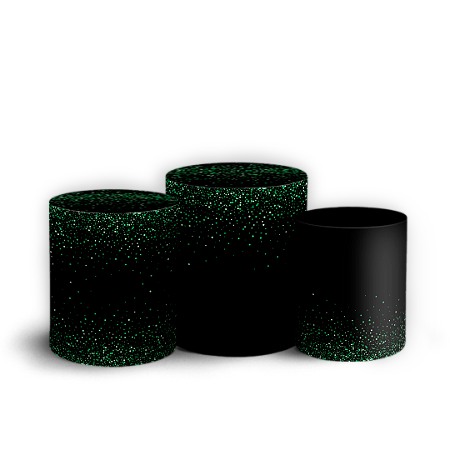 Capas Trio Cilindro Sublimado Vest Facil - Happy Birthday