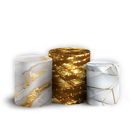 Capas Trio Cilindro Sublimado Vest Facil - Religioso