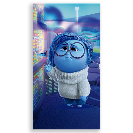 Capa Faixa Lateral Sublimado - Tristeza Divertida Mente