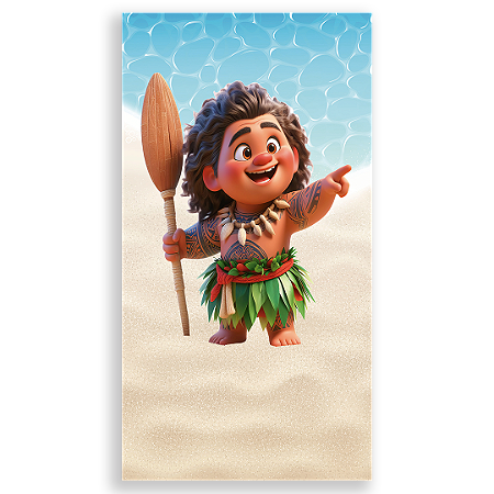 Capa Faixa Lateral Sublimado - Moana