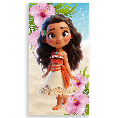 Capa Faixa Lateral Sublimado - Moana