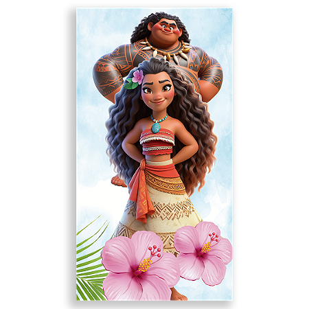 Capa Faixa Lateral Sublimado - Moana