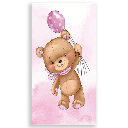 Faixa Lateral - Ursinha Balao - Sublimado 3D